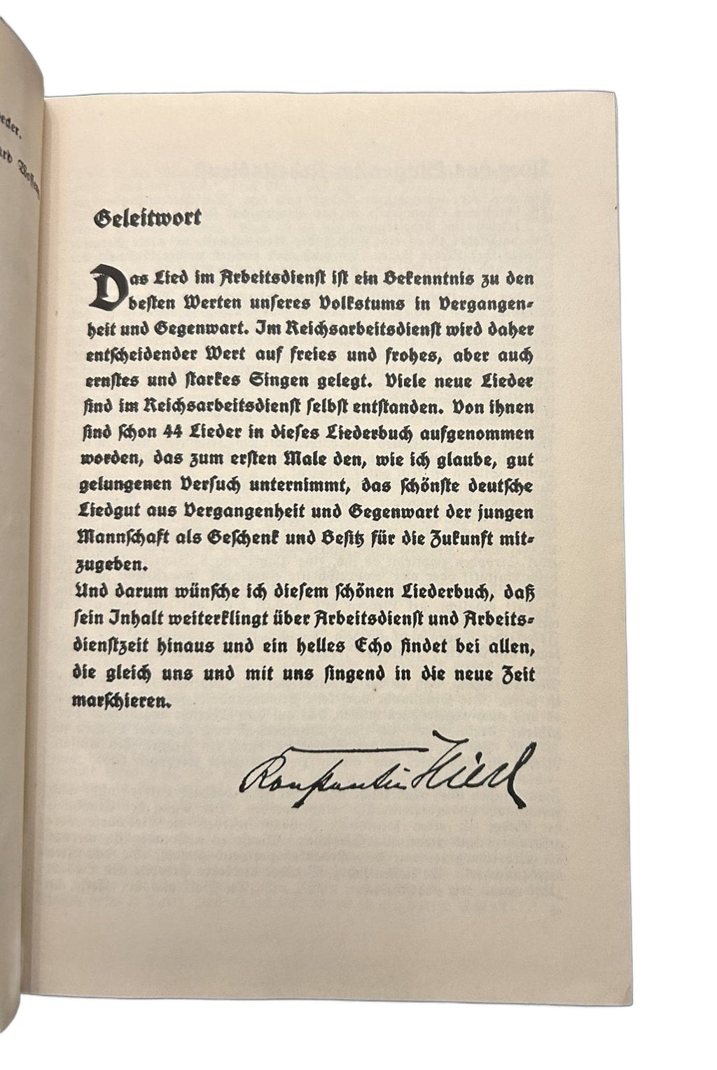 Singend wollen wir marchieren