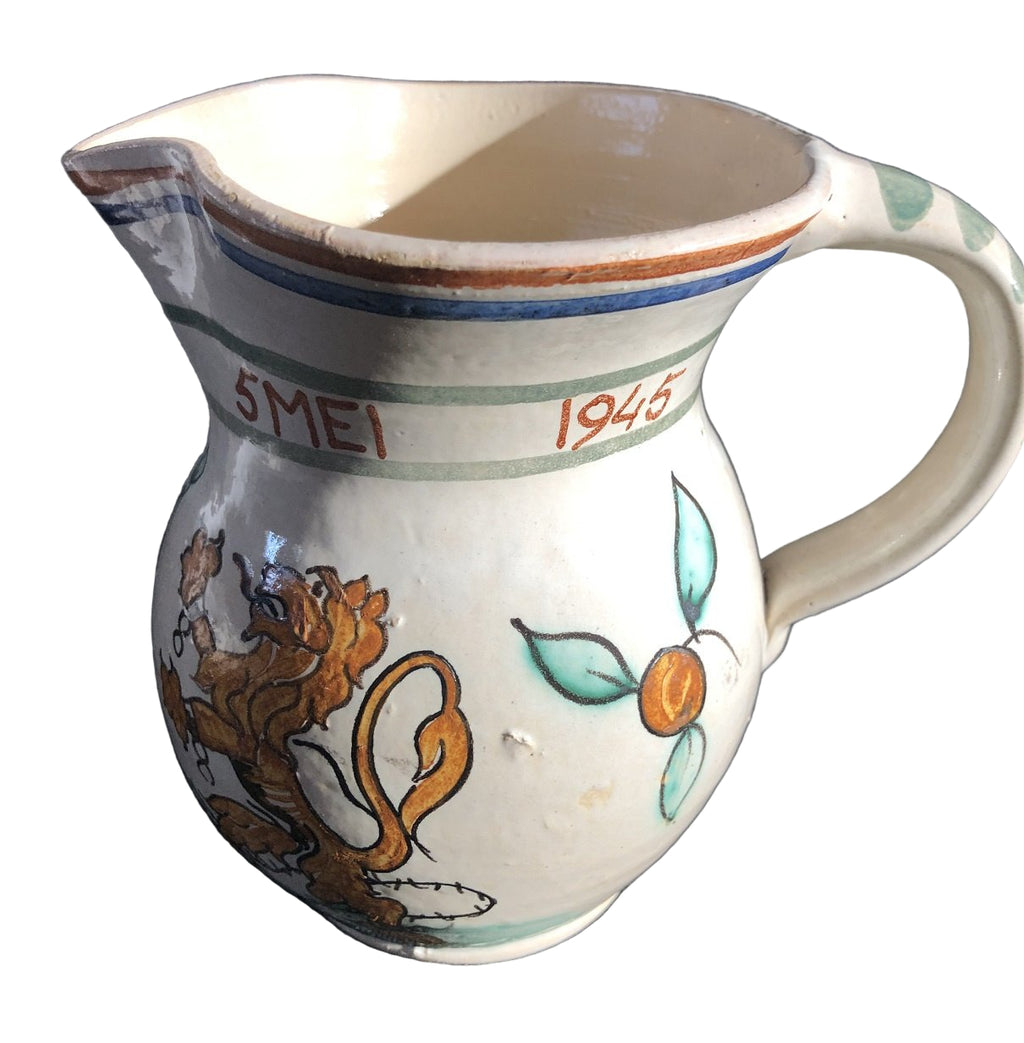 Aardewerk kan Bevrijding 5 mei 1945