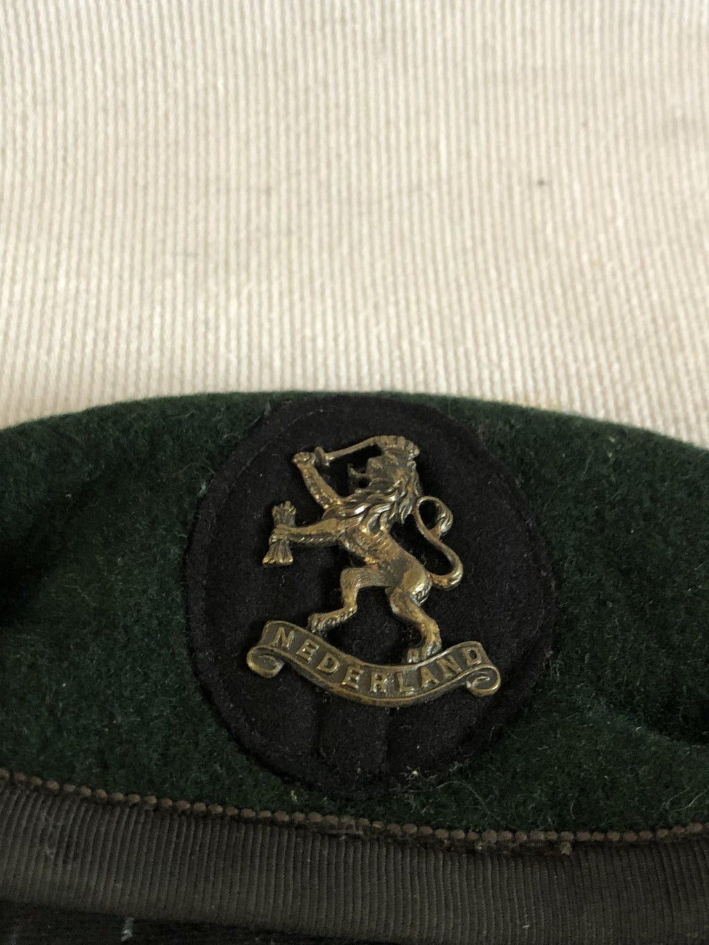 Nederlandse  Commando  baret eind 40er jaren