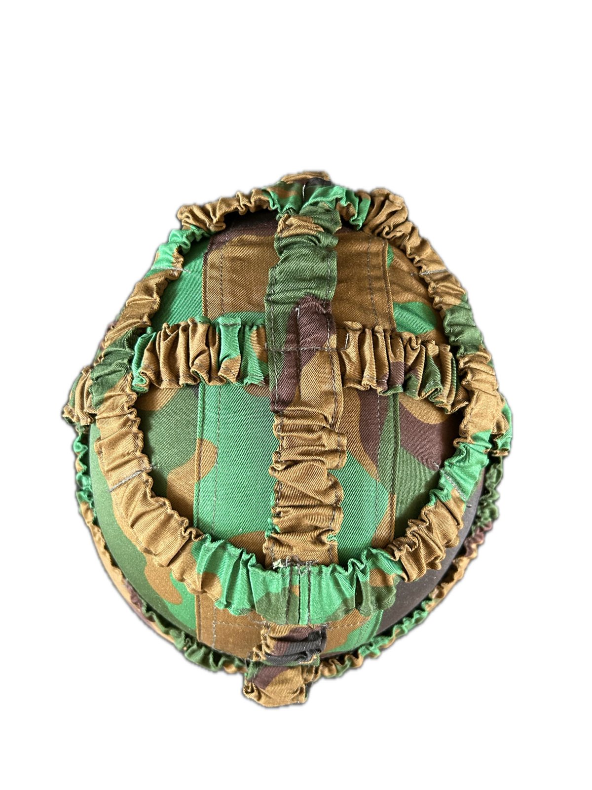 Kevlar helm met Jungle camouflage helmovertrek