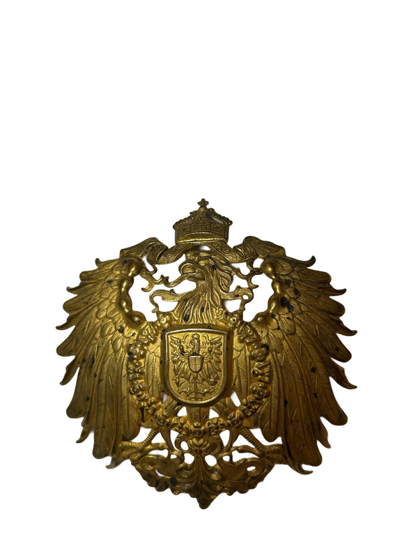 Imperiale Duitse koloniale pithhelm-adelaar helmplaat hover image
