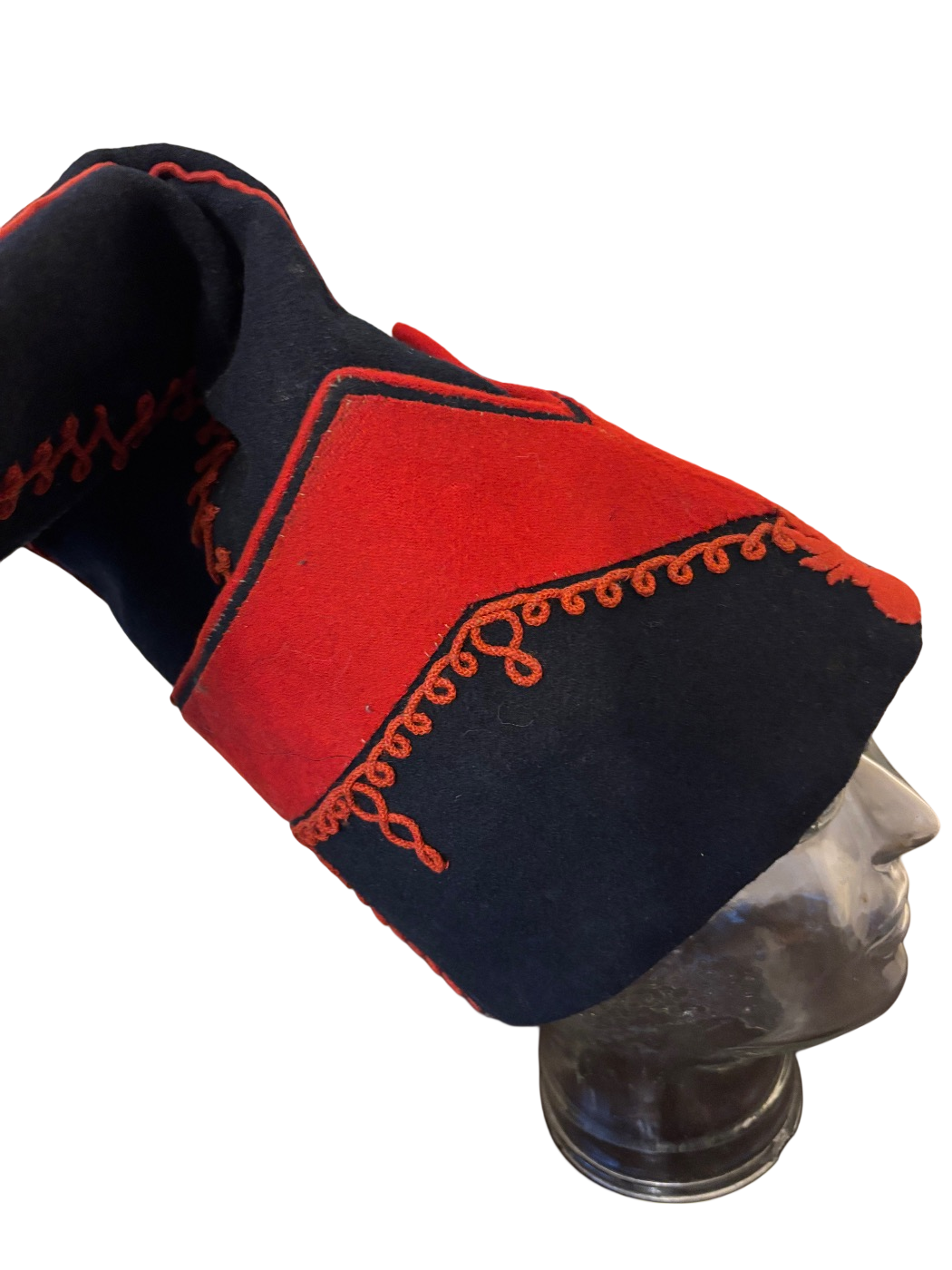 Zeldzame Theater aanmaak Franse bonnet de police d’artillerie