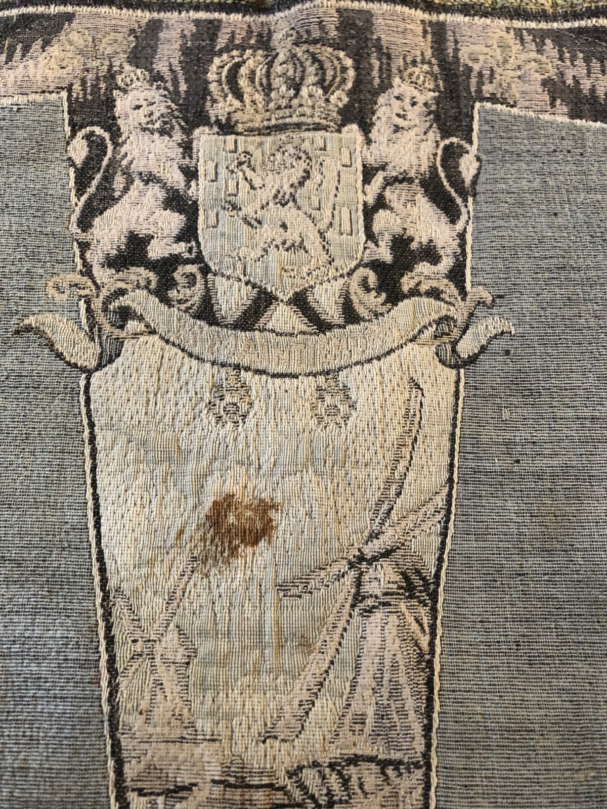 Doek Koningin Juliana en Prins  Bernhard  1937