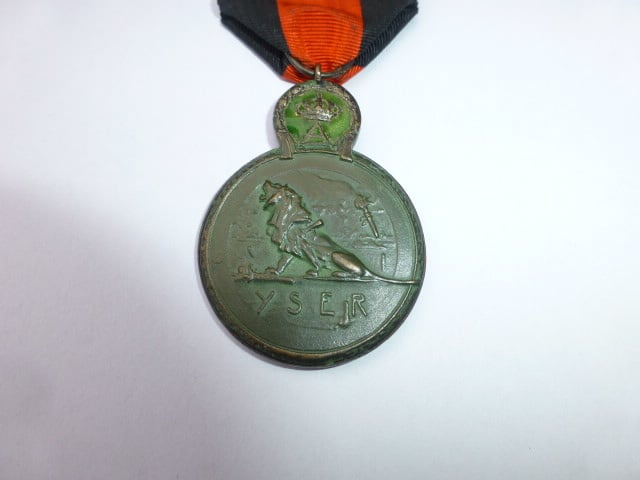 Yser medaille  17 oct. 1914