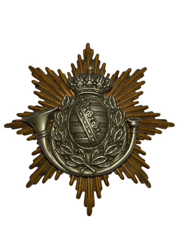 Sachsen Jäger Tschako-plaat manschappenuitvoering hover image