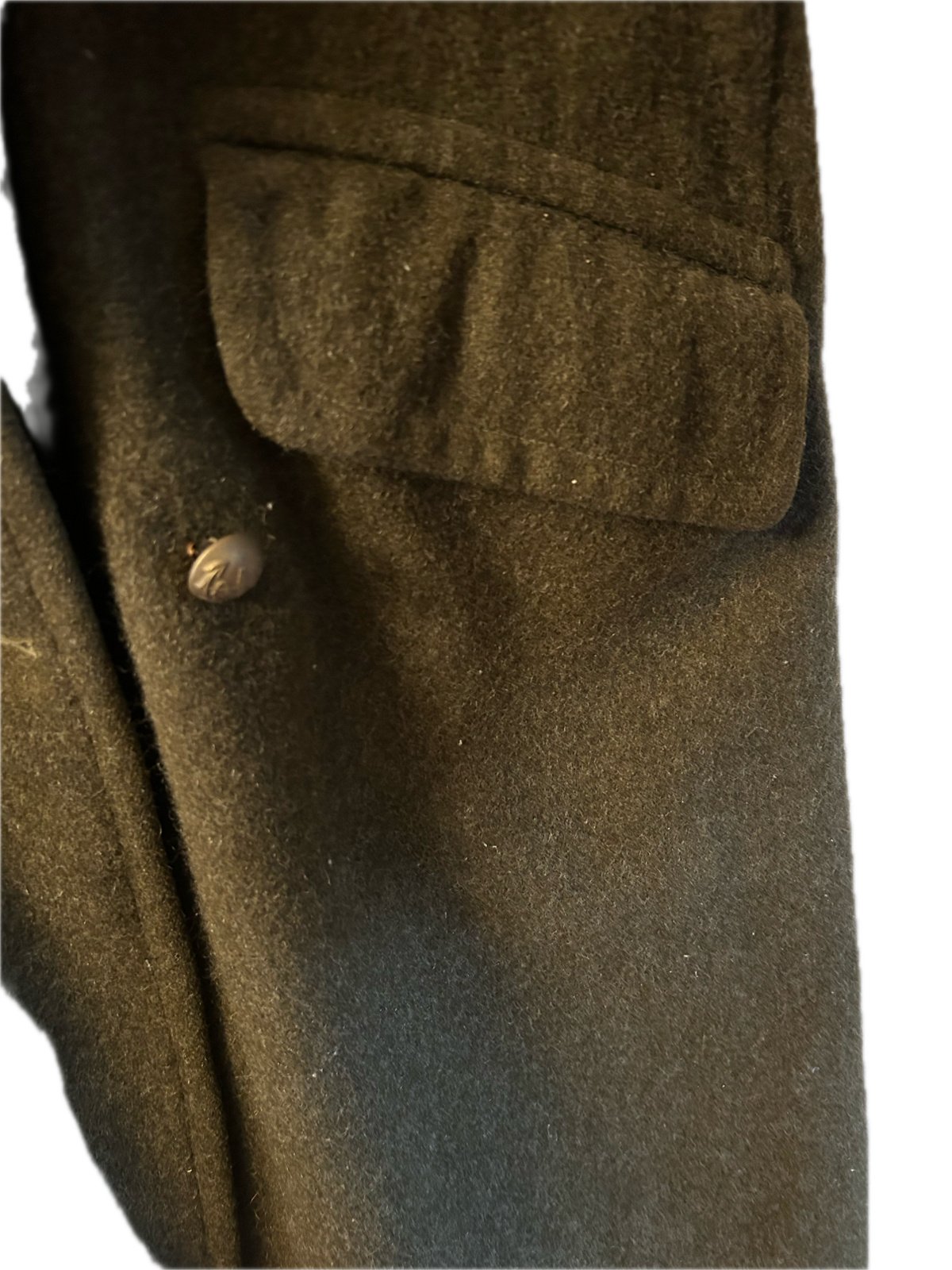 Wollen wintermantel Mariniers   -Uit de 40er jaren