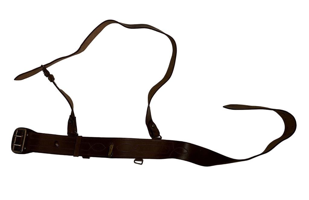 Bruin lederen Sam Brown koppel