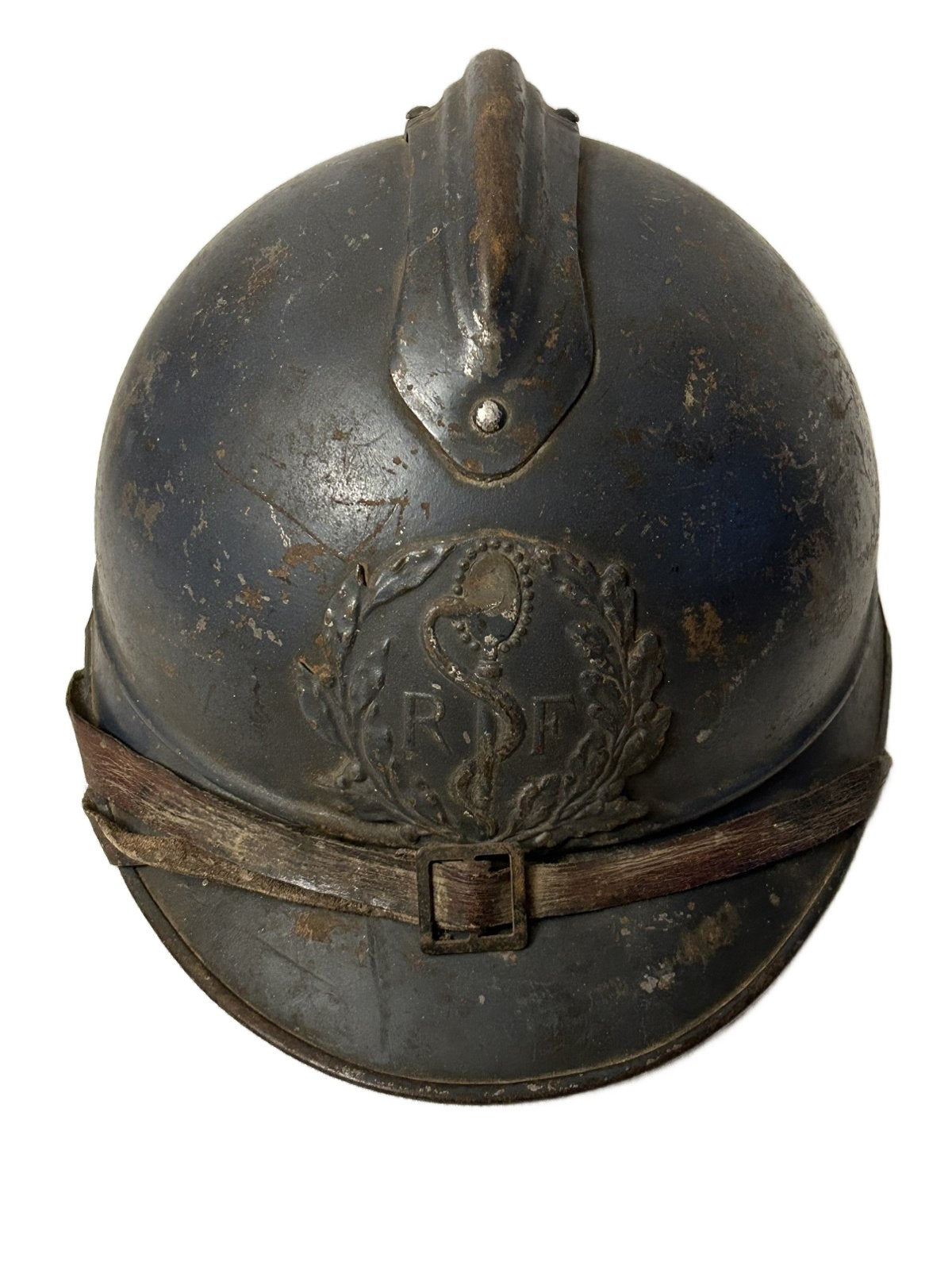Casque Francais Adrian 1915 du Service de Santé