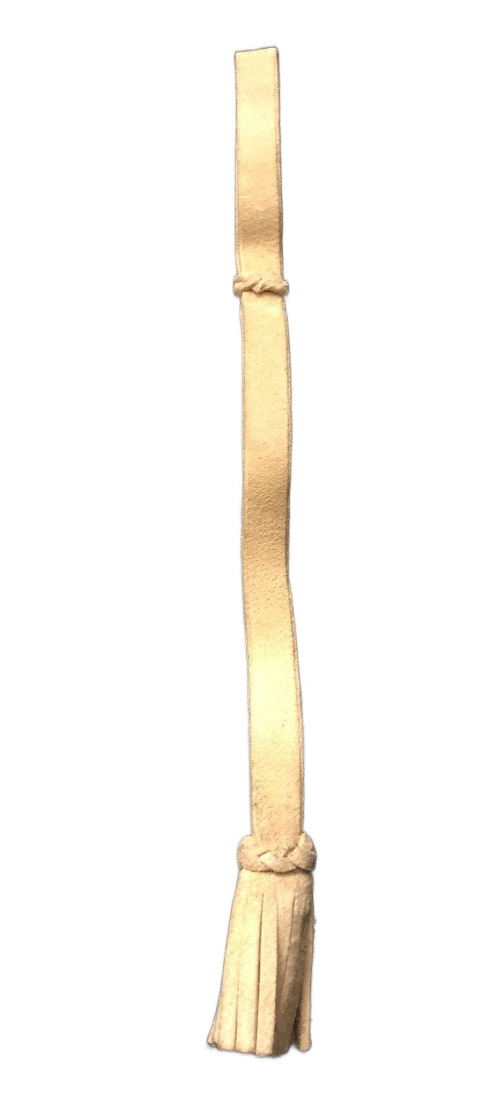 Antieke buffel lederen sabelkwast