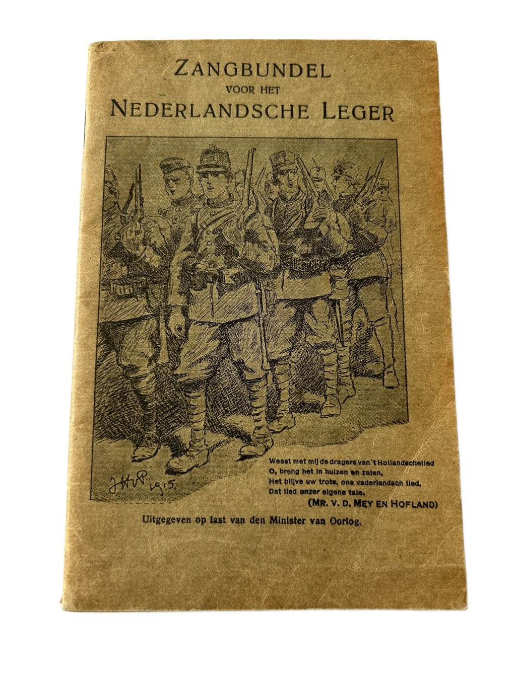 Zangbundel voor het Nederlandsche leger