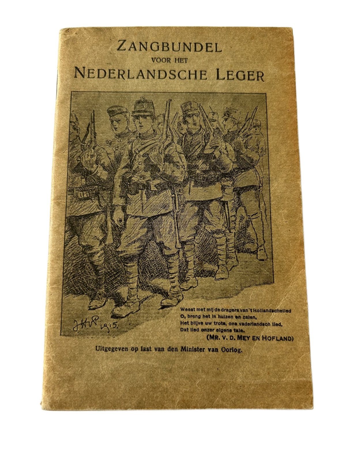 Zangbundel voor het Nederlandsche leger