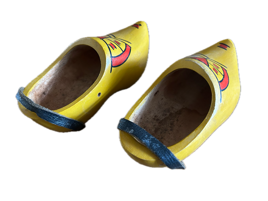 Houten Nederlandse kinder klompjes