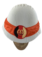 DDR Vopo helm met helmovertrek