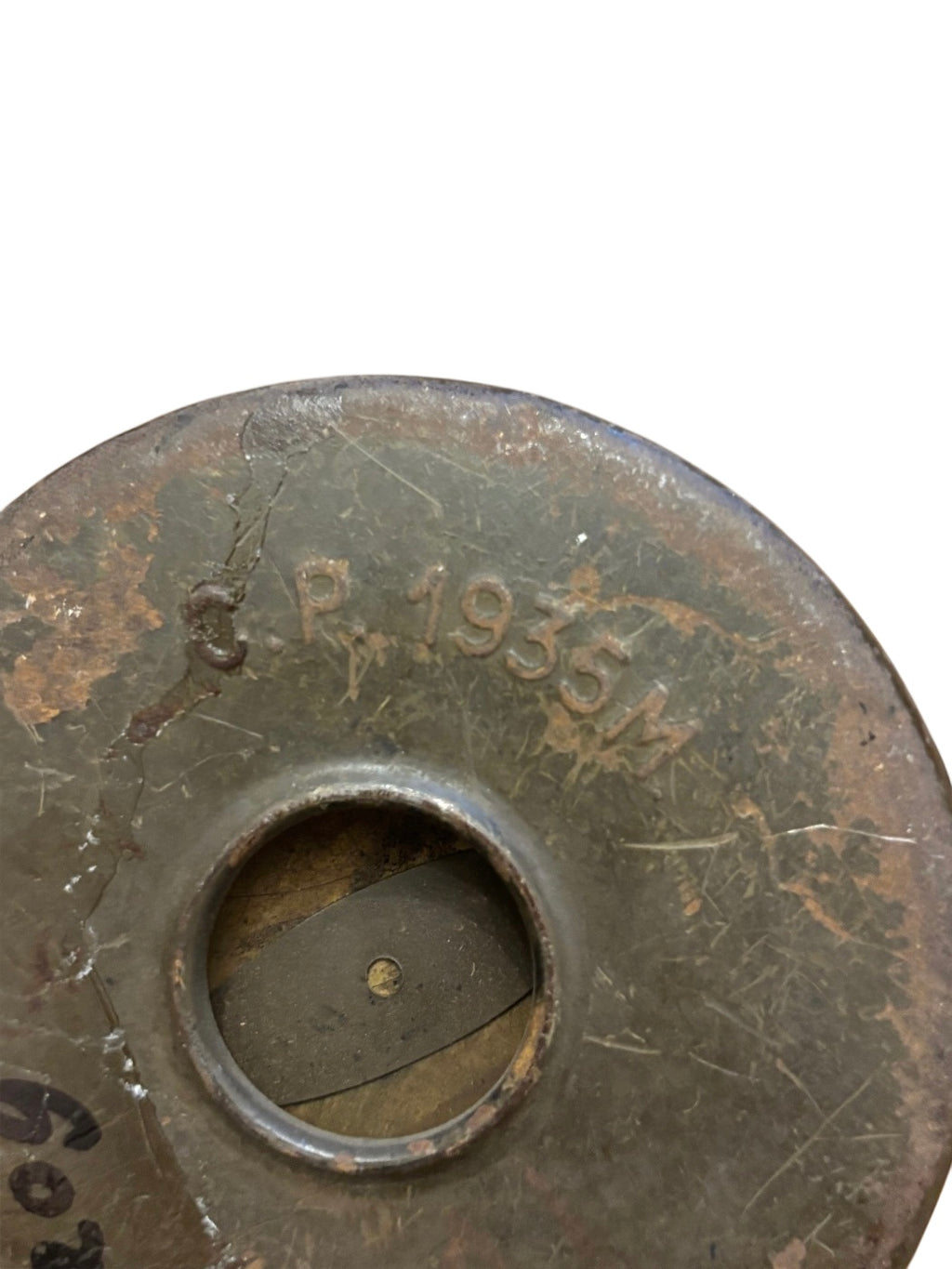 ANP Franse gasmaskertas met masker en filter WO2 1939