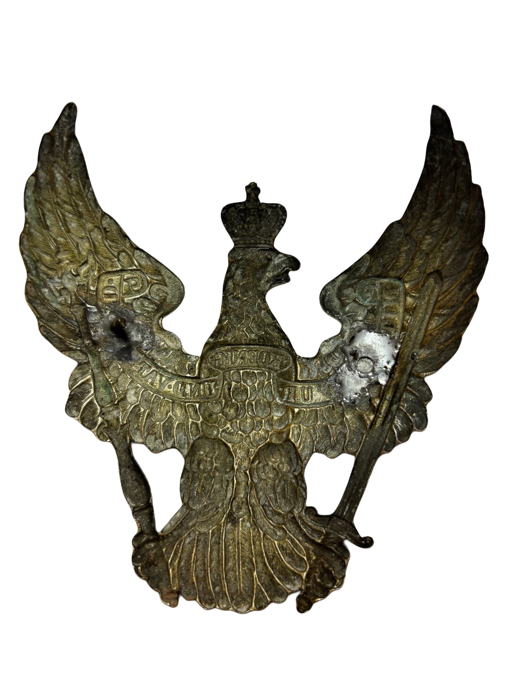 Zeldzame Dragon Cuirassier manschappen helmplaat M1860