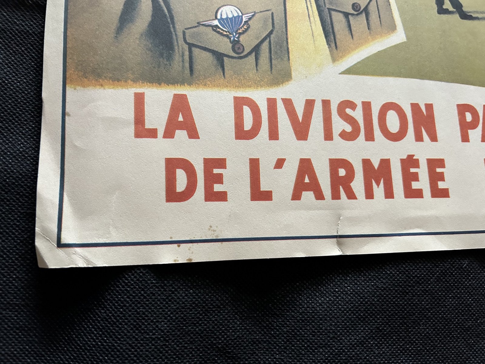 Affiche Parachutiste Francaise