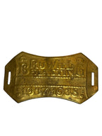 Dutch Bicycle Tax Plate 1937-1938