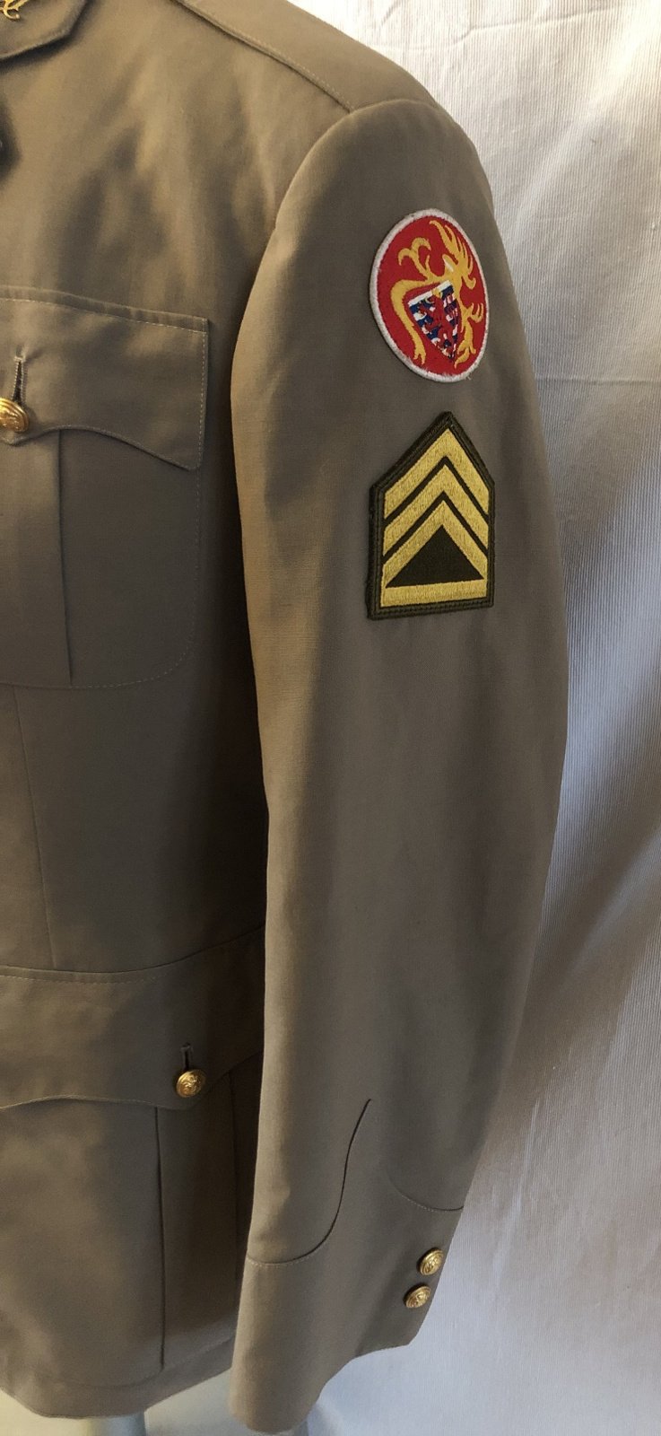 Luxemburg militaire  tuniek jaren 60-70