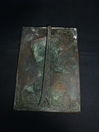 Bronzen plaquette Koning Albert