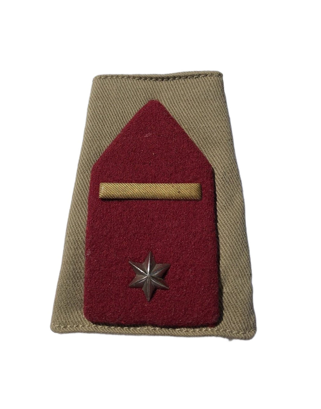 Schuifpassant KL in Indie Majoor Infanterie