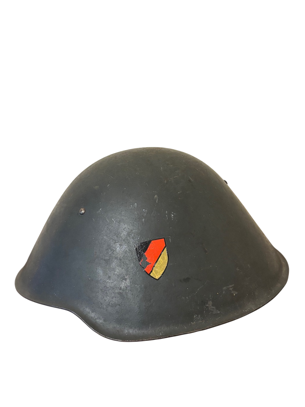 NVA staalhelm 1e type met decal