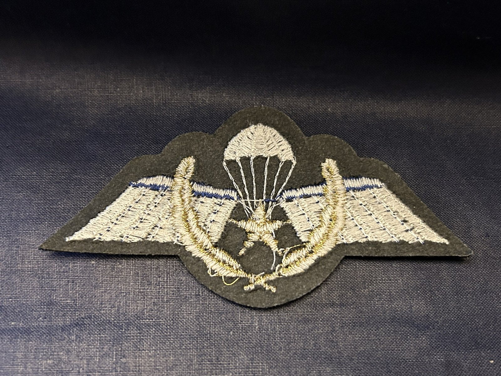 Para wing brevet   met actie sprongen