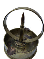 Koperen asbak gemaakt van granaathuls 25 ponder wo2