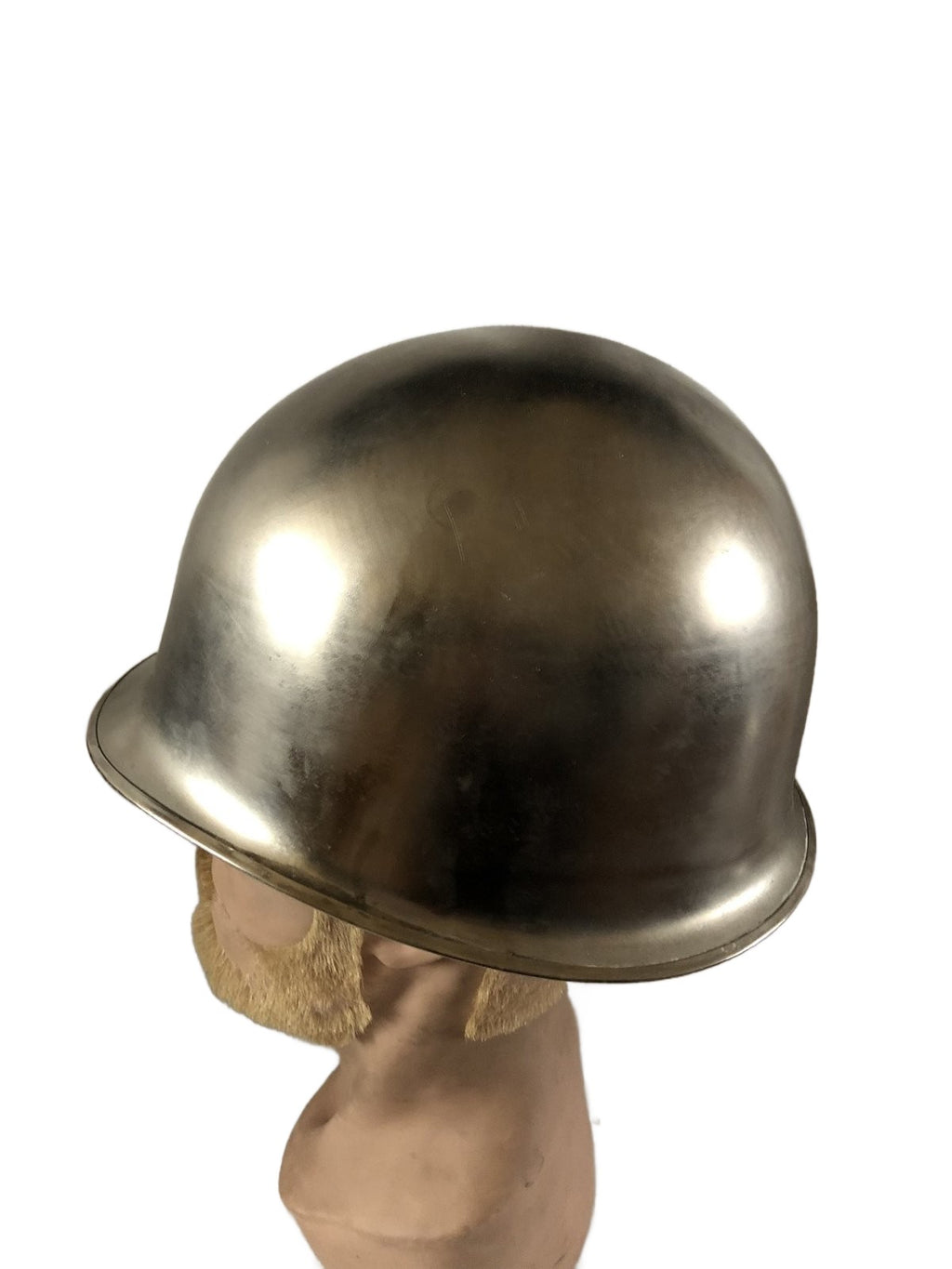 Verchroomde Nato helm