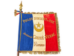 Zeldzame Frans zijden veteranenvaandel - Poilus d’Orient & T.O.E. - Couhé-Vérac, Vienne WW1
