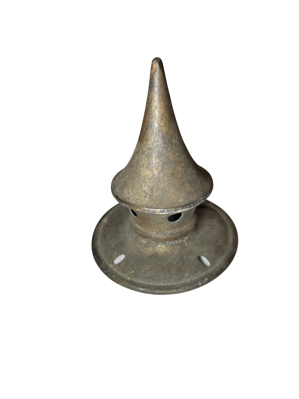 Pickelhaube à pointe fixe M1895 en laiton patiné