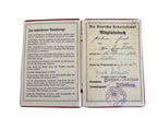 Carnet de membre du DAF - Deutsche Arbeitsfront 1944