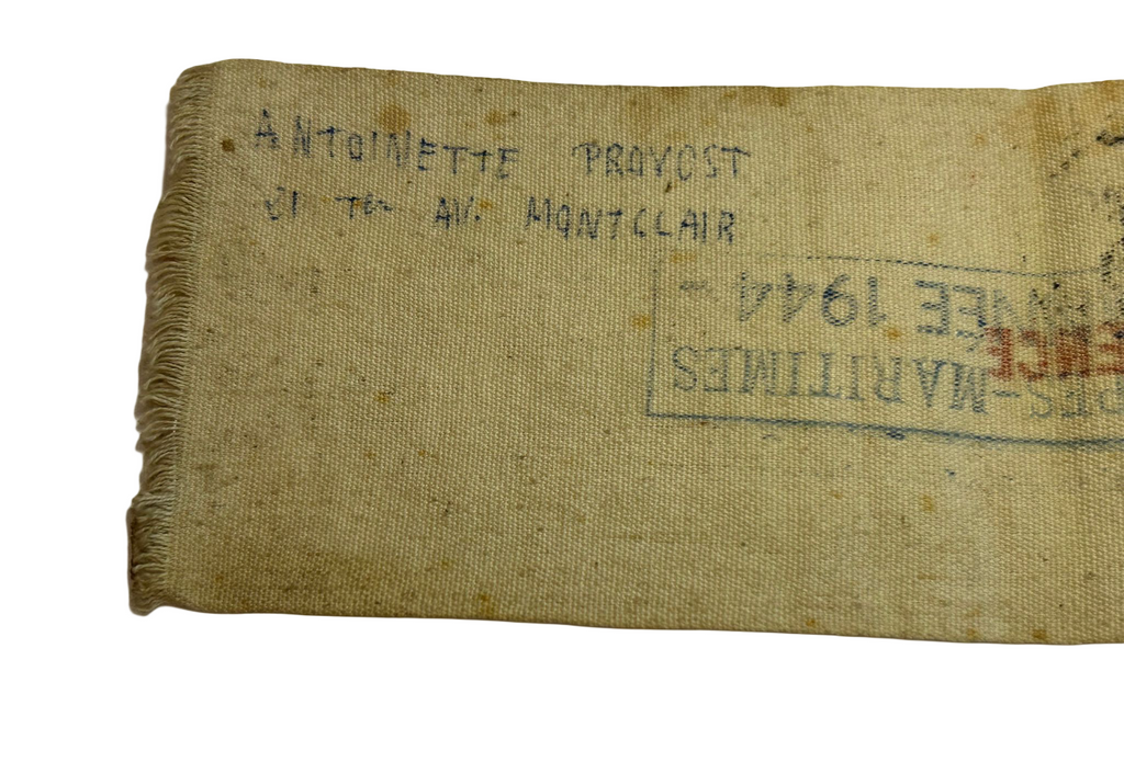 French Red Cross armband WWII dated
