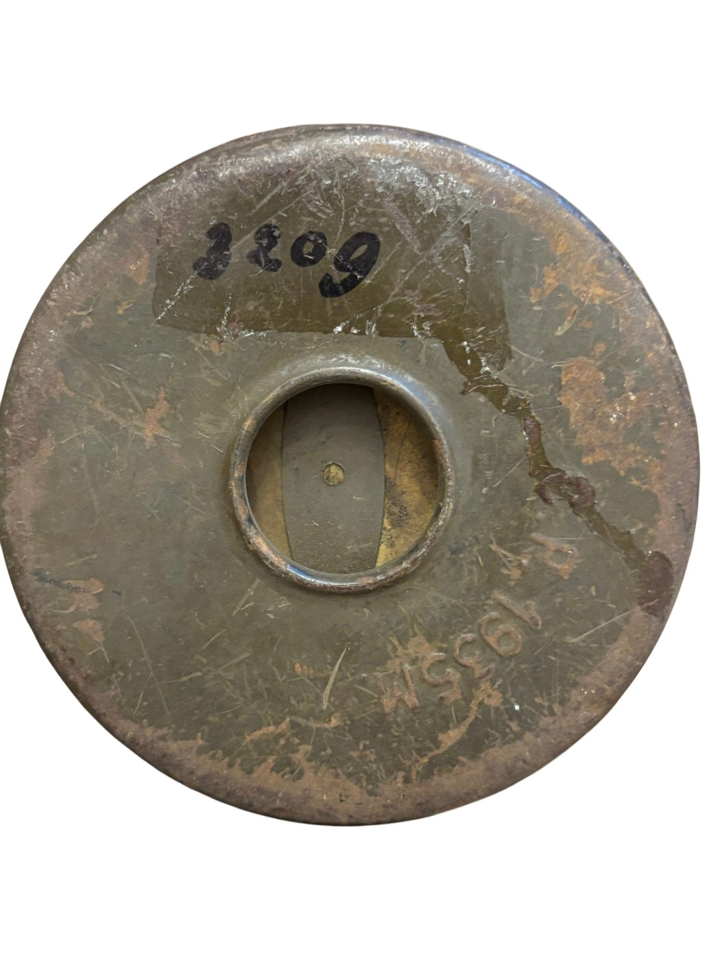 ANP Franse gasmaskertas met masker en filter WO2 1939
