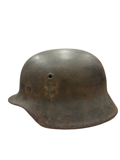 German Wehrmacht M40 Steel Helmet - Heer single decal - NS64 / DN74