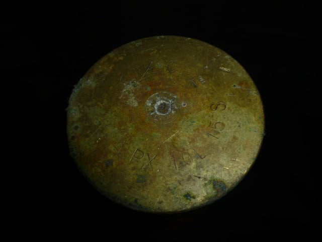 Bewerkte koperen hulzen