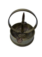 Koperen asbak gemaakt van granaathuls 25 ponder wo2