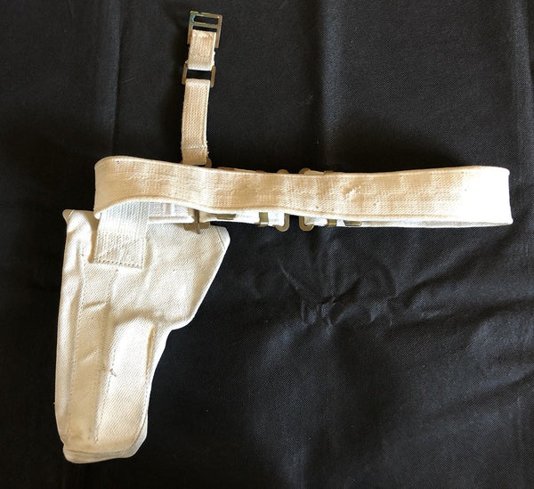 Witte webbing koppel en pistooltas FN 9 mm hover image