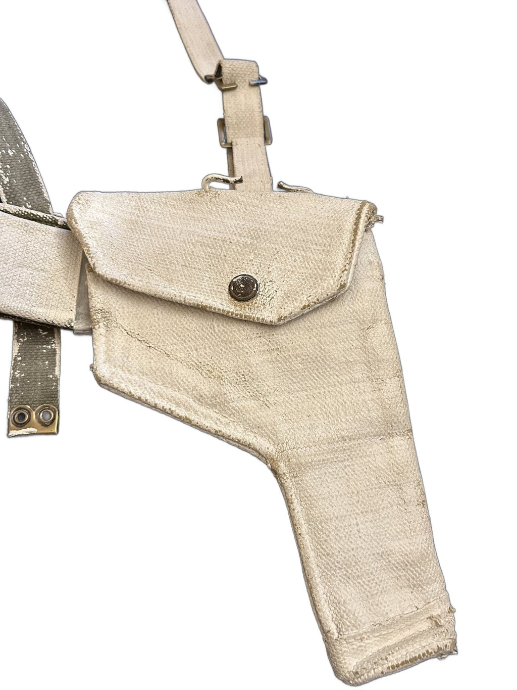 Engelse Webbing koppel met holster