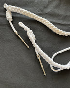 Witte epauletten +nestel