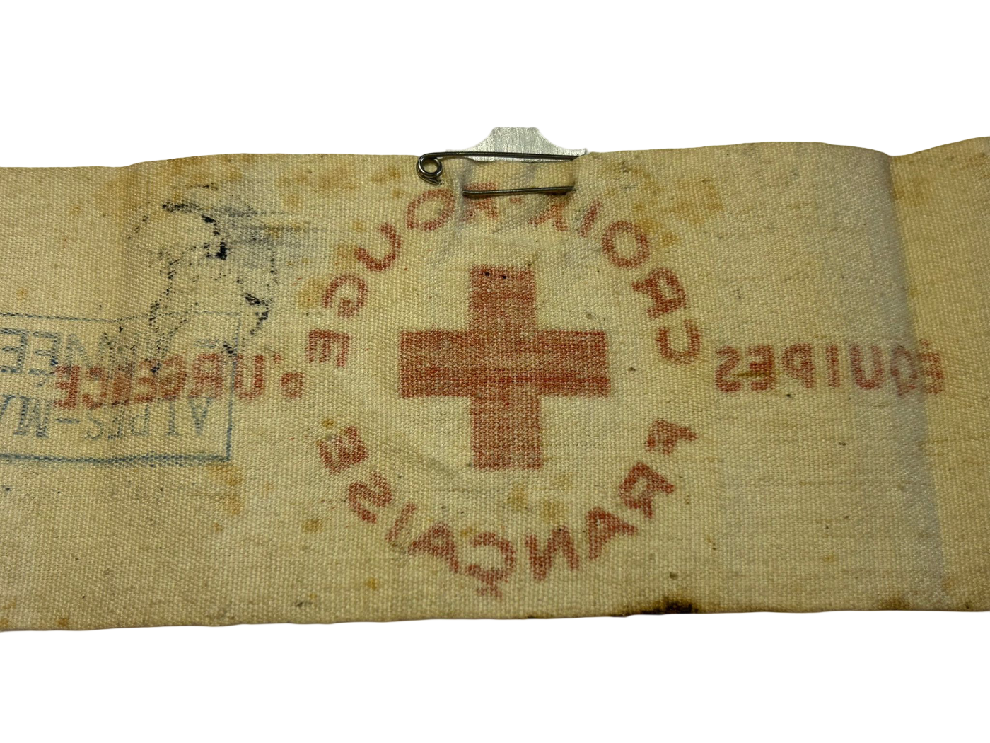 French Red Cross armband WWII dated