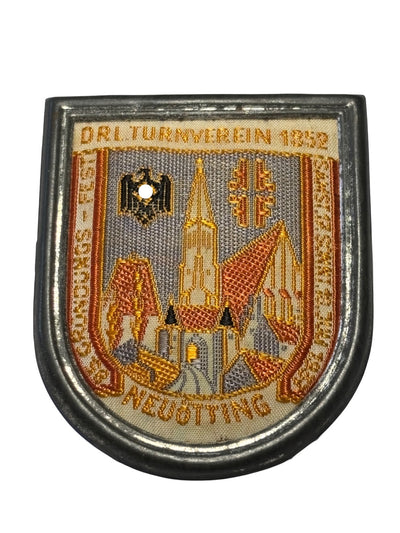 Rare DRL Gymnastics Club 1852 Neuburg Association Badge 1934-1938