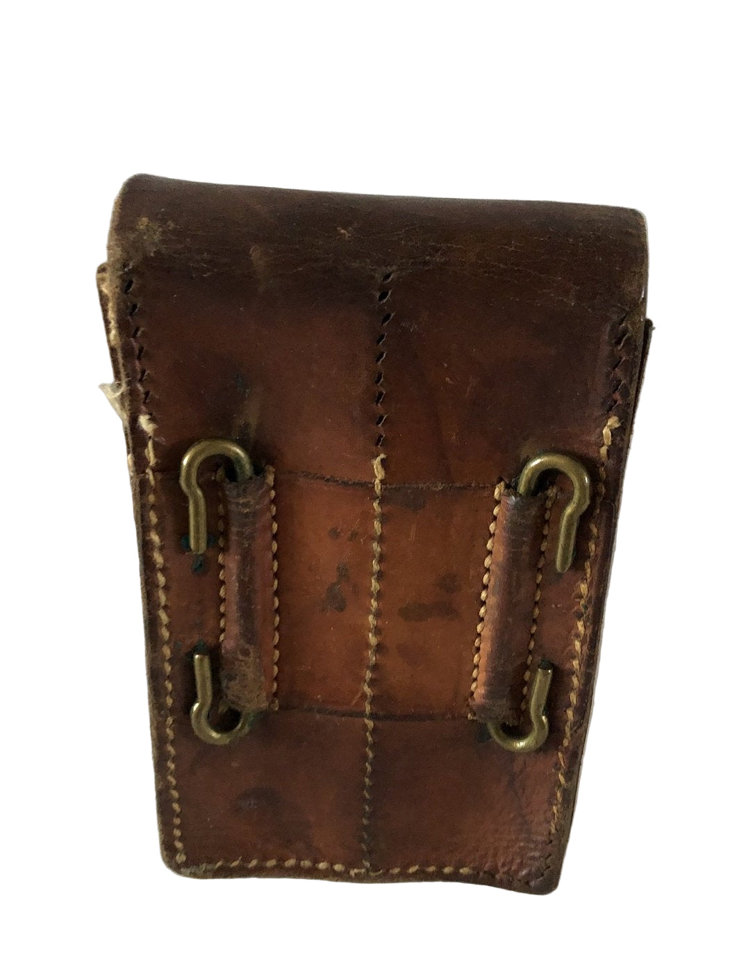 Bruin lederen magazijntasje Colt .45