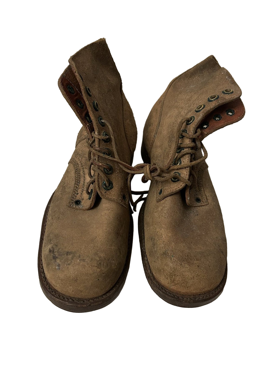 Franse lederen gevechts schoenen wo2