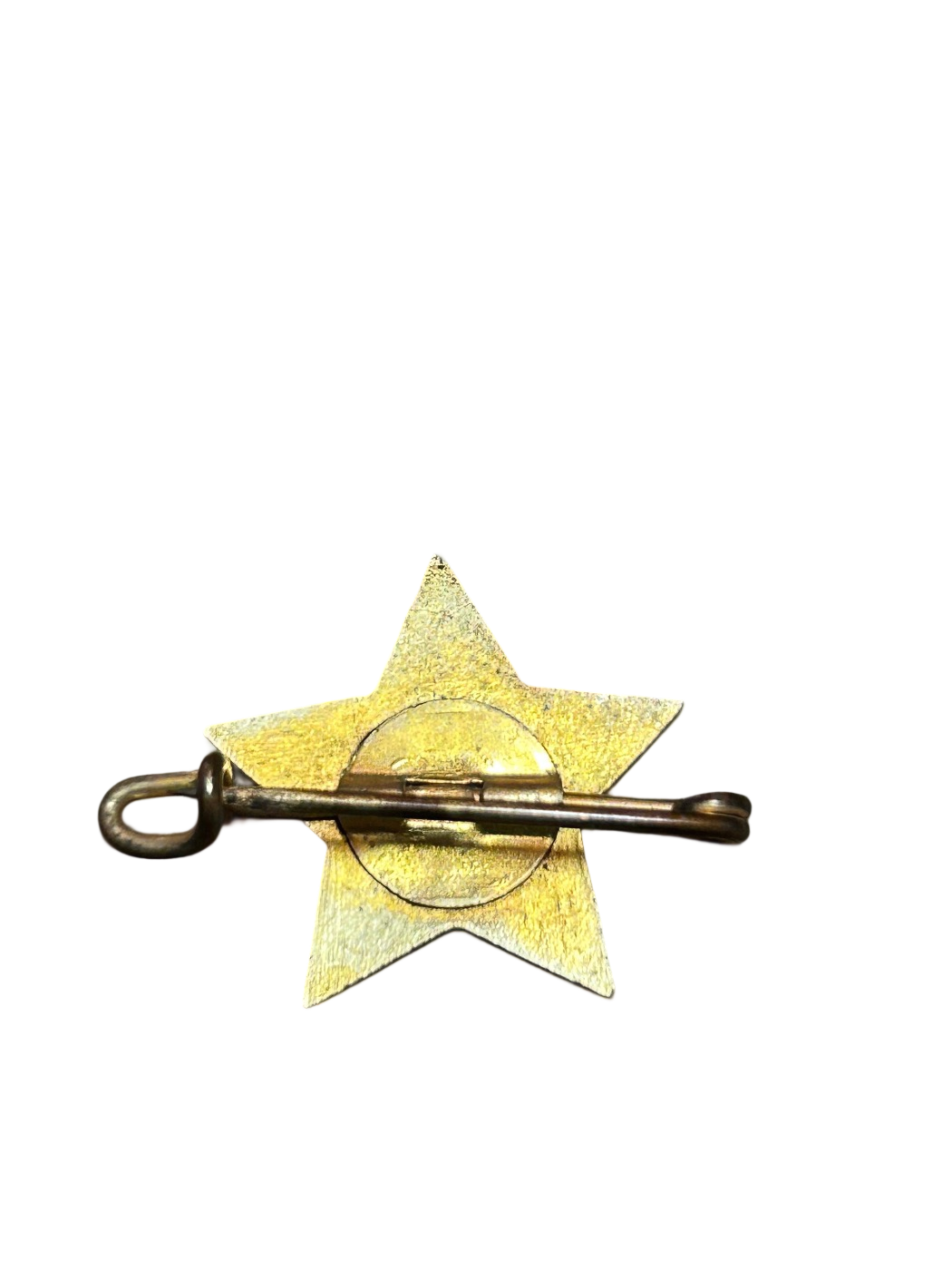 Vintage URSS enamel star pin - Cold War era