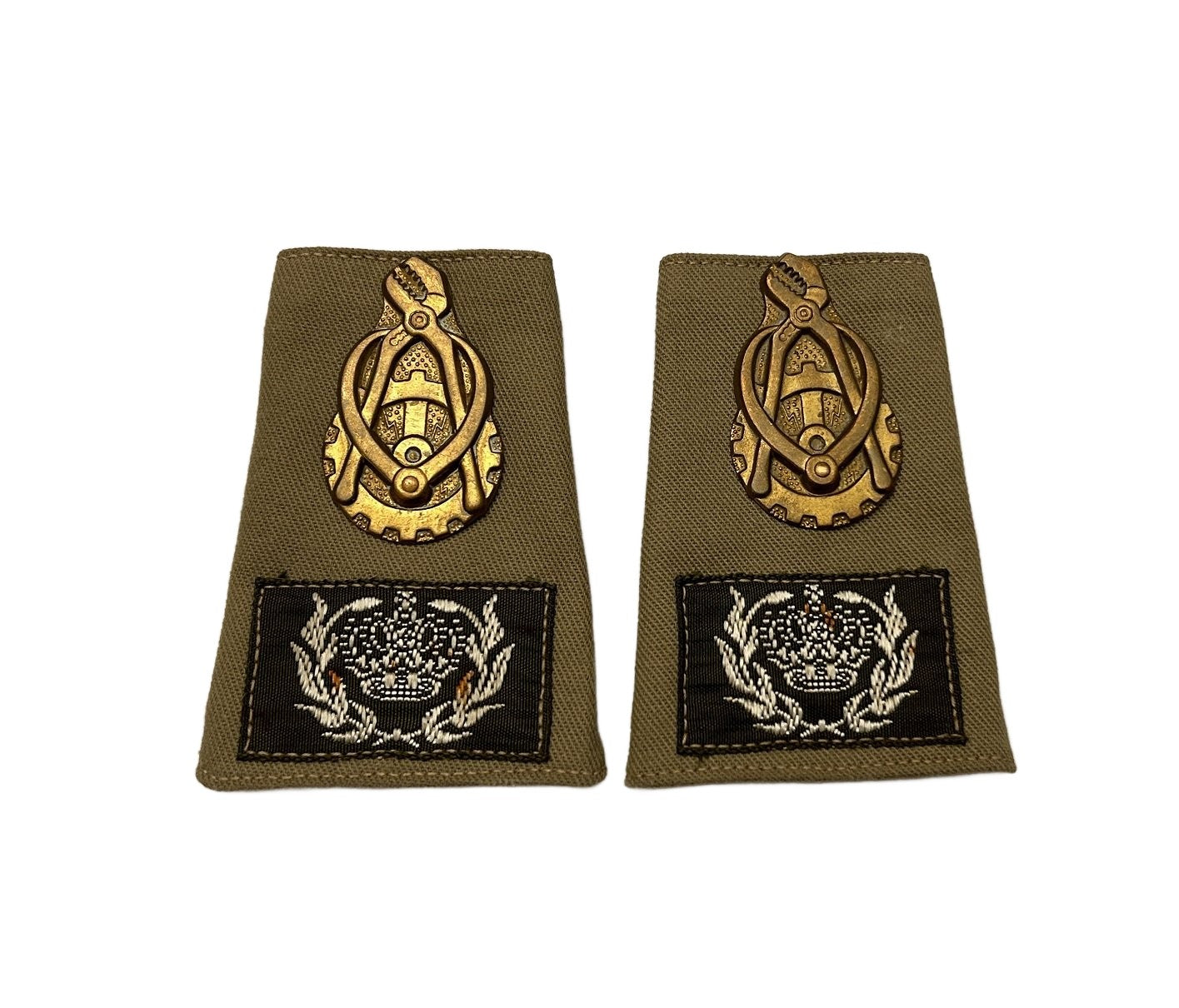 1 Paar schuifpassanten Technische Dienst Sergeant Majoor in Indie