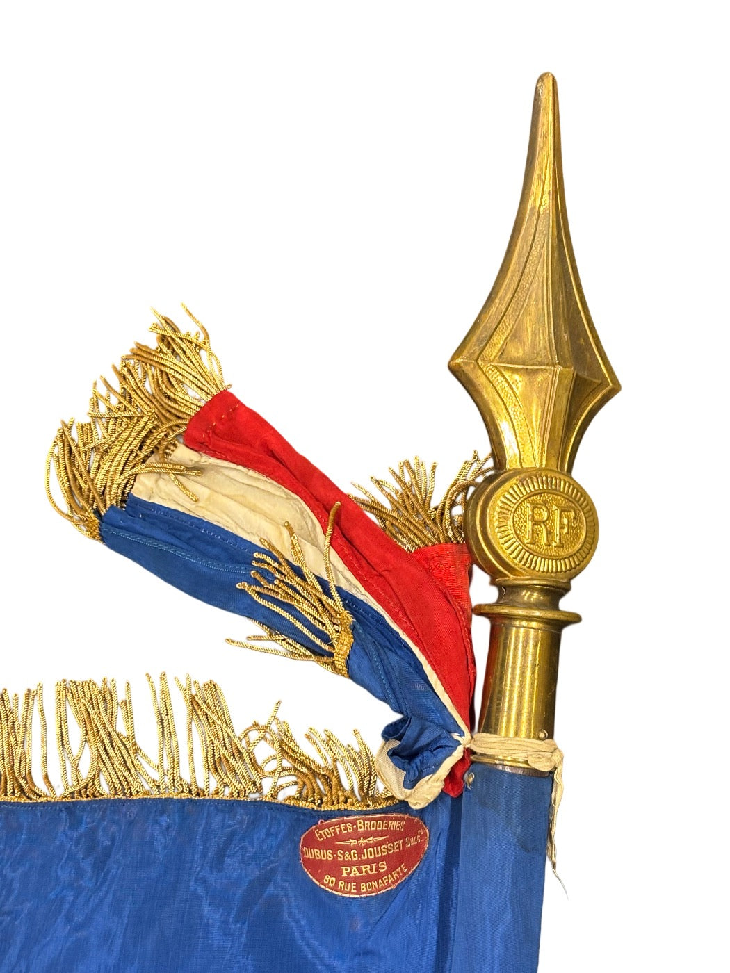 Zeldzame Frans zijden veteranenvaandel - Poilus d’Orient & T.O.E. - Couhé-Vérac, Vienne WW1
