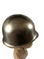 Verchroomde Nato helm