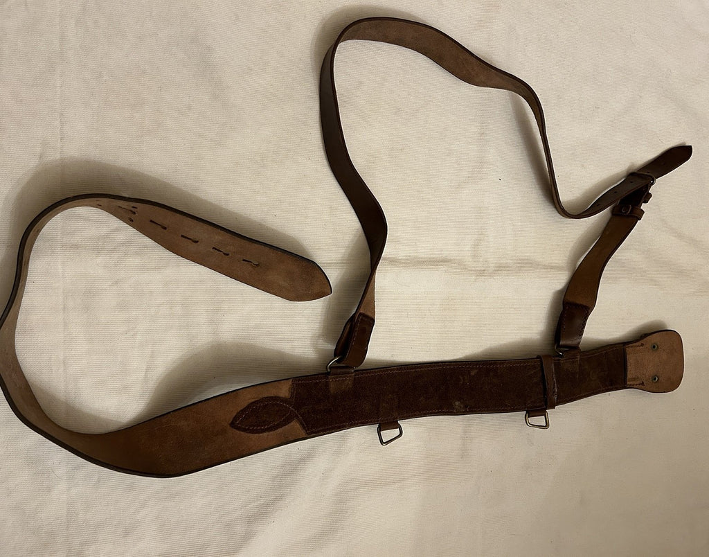 Bruin lederen Sam Brown koppel