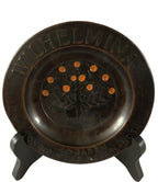 Metalen bordje Wilhelmina Koningin der Nederlanden