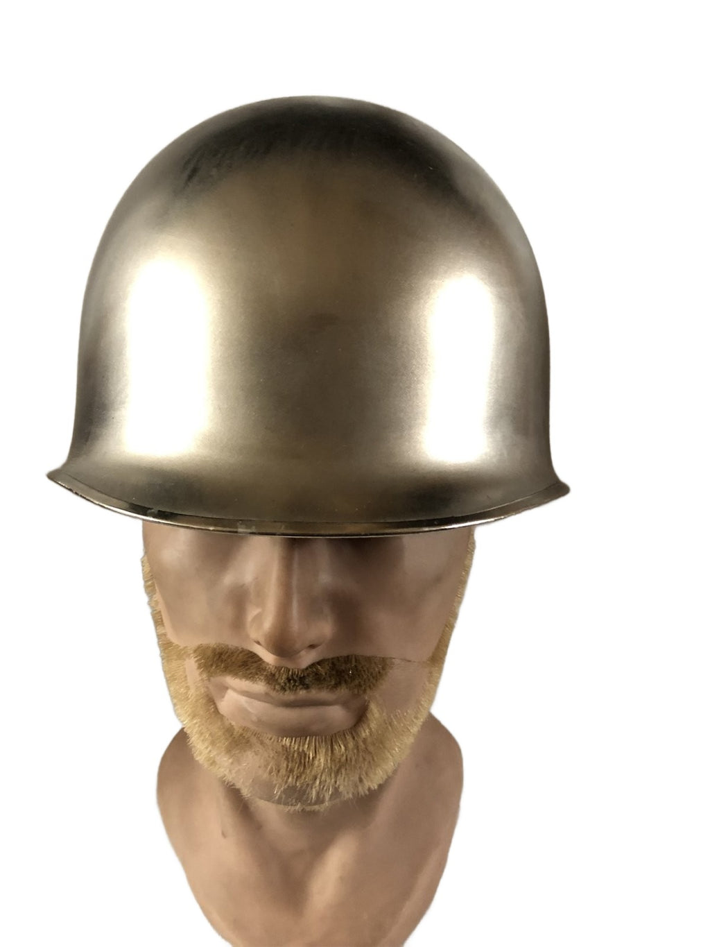 Verchroomde Nato helm